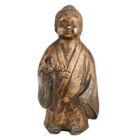 Brass Jizo Buddha  Statue For Complete Enlightenment