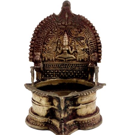 Laxmi Brass Oil Lamp Diya Table Diya