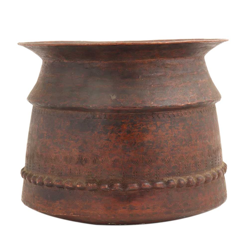 Copper Pot Decorative Rustic Flower Pot   49333Copper Pot Decorative Rustic Flower Pot SNP 1967 (2).JPG