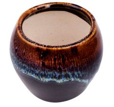 Brown Ceramic Pot For Home Decoration