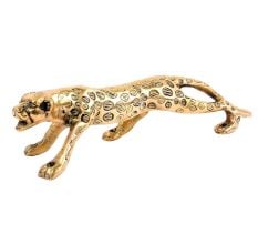 Handcrafted Brass Golden Jaguar Door Pull Handle