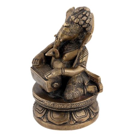 Holy God Ganesha Statue On A Pedestal For Home Improvement