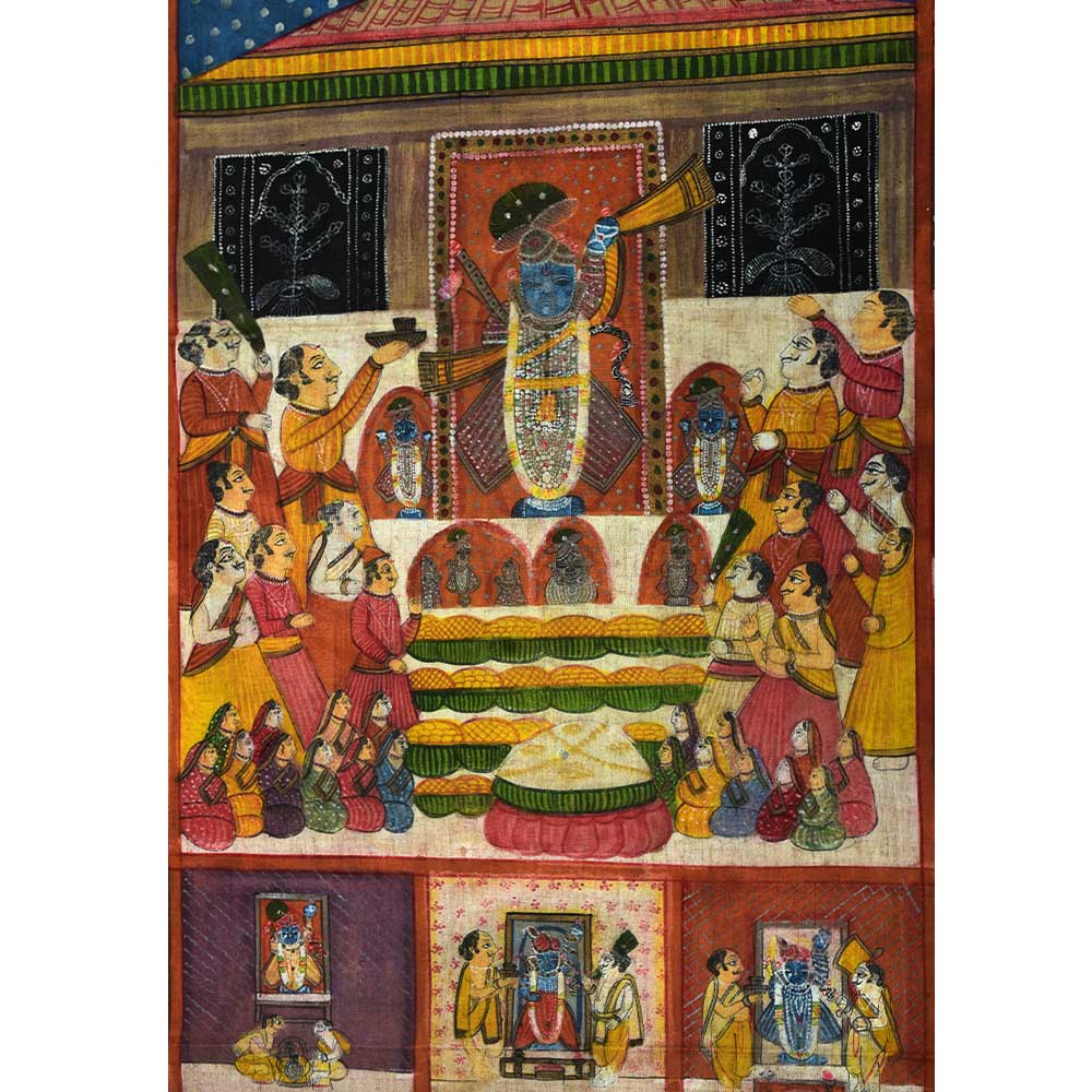 Pichwai Srinathji Krishna Paintings Collection