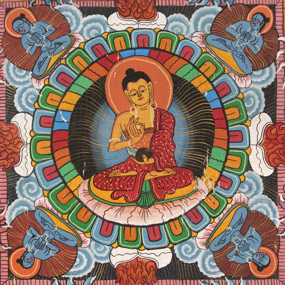 Buddha Mandala Thangka Painting