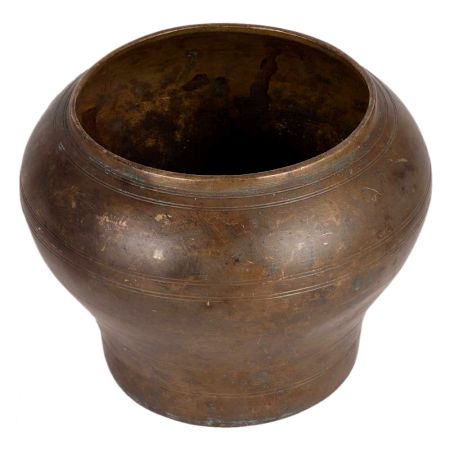 Brass Round Shaped Planter Pot