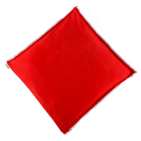 Paprika Solid Color Cotton Throw Cushion Cover