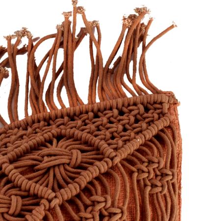 Wine Hand Woven Macrame Cushion Cover