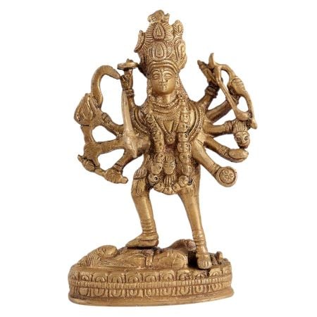 Brass Maa Kali Statue Or Murti