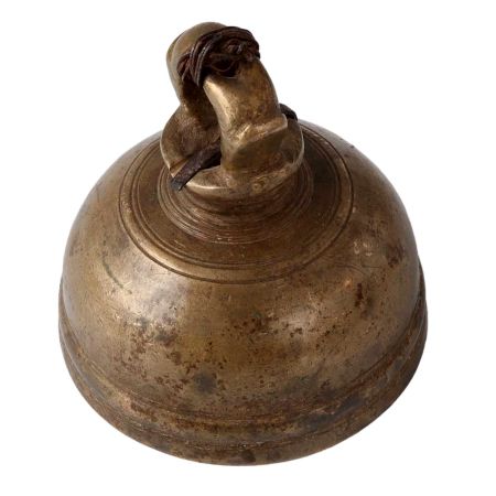 Handmade Brass Cow Bell With Clapper