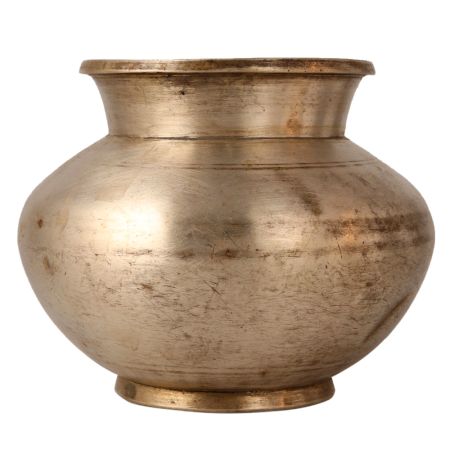 Round Plain Holy Water Pot for Home Decor
