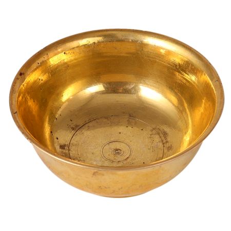 Golden Shiny Brass Bowl for Decoration