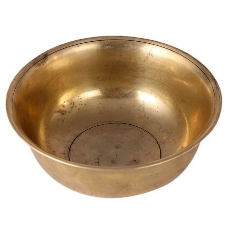 Spiritual Used Brass Bowl for Hindu Rituals