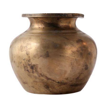 Old Brass Lota For Gangajal Or Holy Water