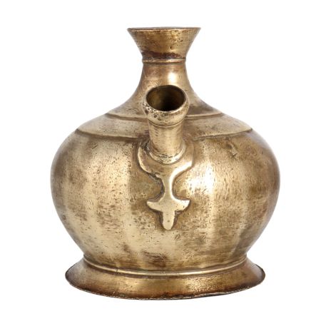 Vintage Brass Hookah Base for Home Decoration