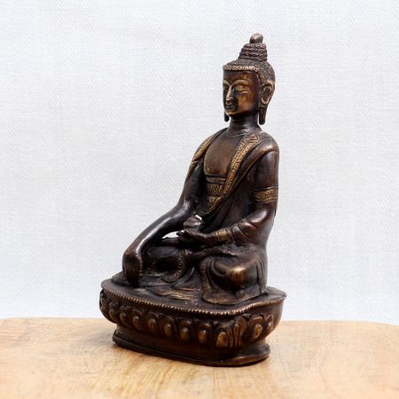 Handcrafted Buddha Statue Made from High-Quality Bronze