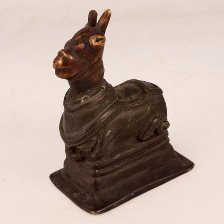 Handmade Lord Nandi Brass Statue for Decoration