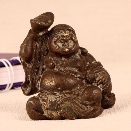 Premium Brass Laughing Buddha Statue for Decoration