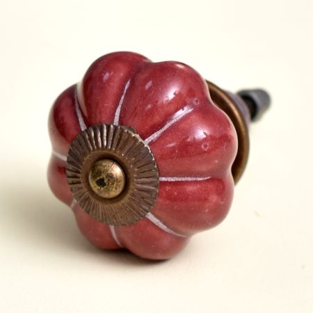 Cherry White Line Knob