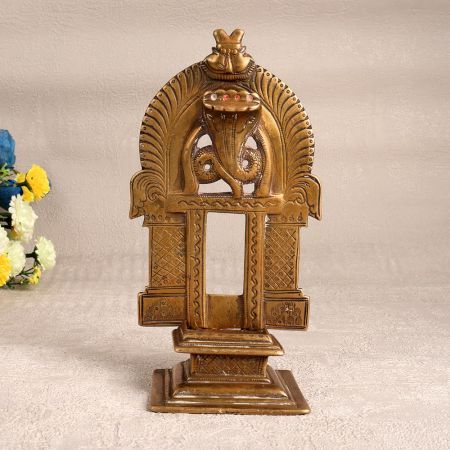Vintage Brown Finish Brass Prabhavali Made of Finest Brass