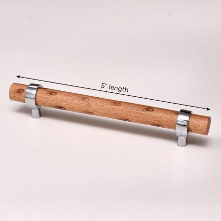 Wooden Door Handles Adjustable Drawer  Pulls(5 Inch)