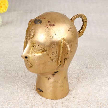 Handmade Finest Brass Gauri Head Statue for DÃ©cor