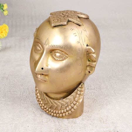 Finest Brass Gauri Head Statue for Home Decor