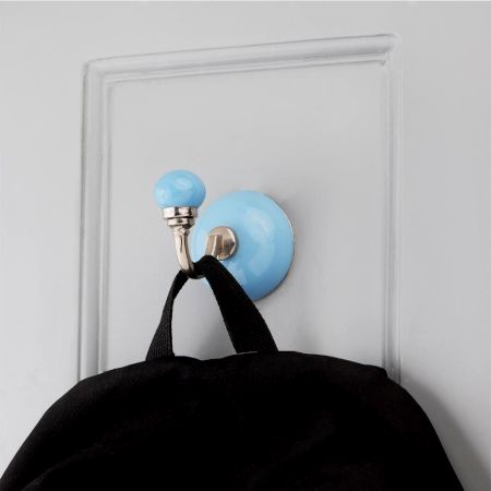 Solid Turquoise Wall Hooks