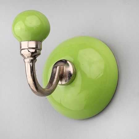 Solid Lime Wall Hooks