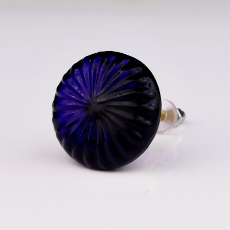 Blue Daisy Flower Knob