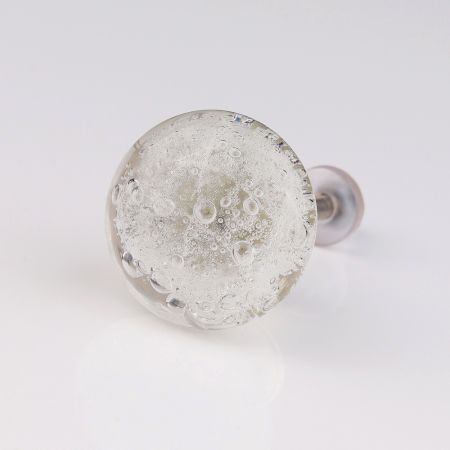 Clear Bubble Glass Knobs Online