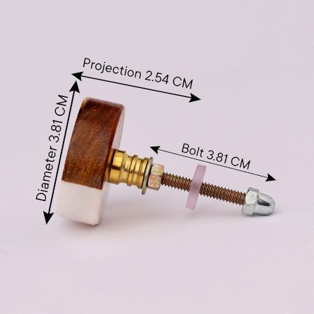 Stone And Wooden Flat Cabinet Knobs Online