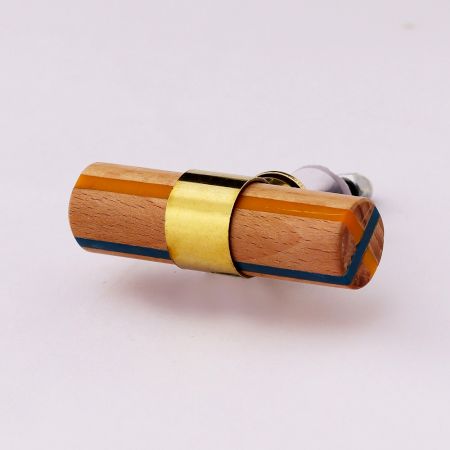 Multicolor Tube Resin Cabinet Knobs