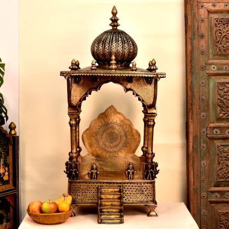 Handcrafted Brass Temple Decor Big For Home And Pooja Room