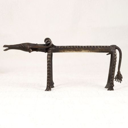 Tribal Art Vintage Brass Ox Statue for Home Decoration