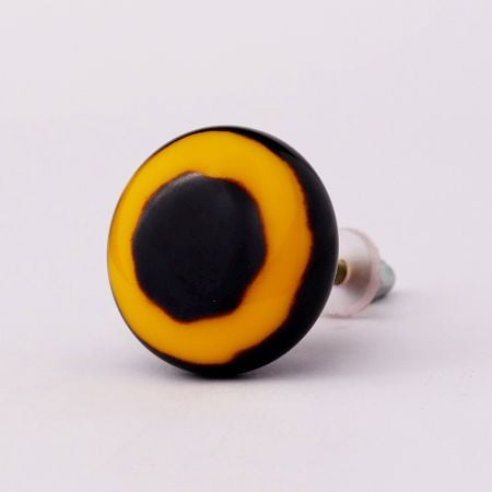 Antique Yellow Resin Knob