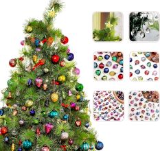 95 Pieces Decorative Christmas Ornaments For Tree Decoration