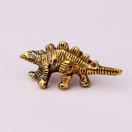 Dinosaur Aluminium Golden Heavy Duty Wall Hook