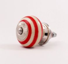 Old Red Striped Knob