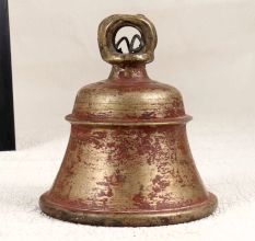 Sturdy Handmade Temple Bell Crafted from High-Quality Bell Metal