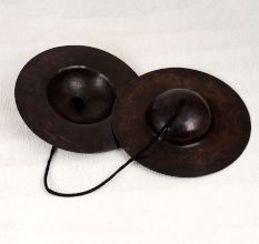 Handcrafted Copper Manjeera Cymbals Musical Instrument for Prayer