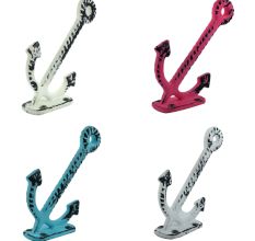 Modern Anchor Distressed Iron Hooks