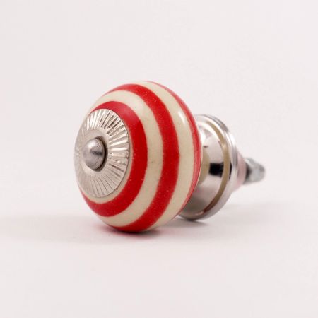 Old Red Striped Knob