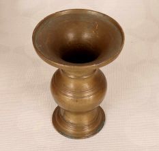 Handmade Traditional Brass Flower Pot from South India