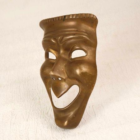Handmade Finest Brass Male Mask for Wall Hanging