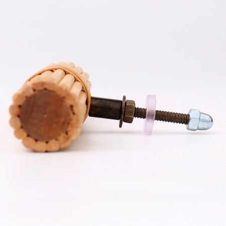 Round Stick Rattan Cabinet Knobs