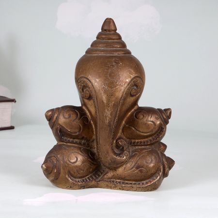 Handmade Finest Brass Holy Lord Ganesha Statue for Decoration