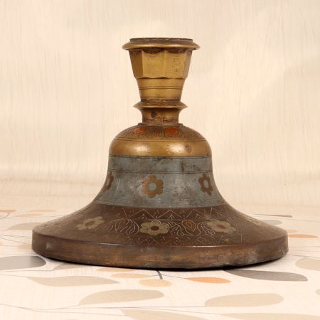 Handmade Floral Engraving Hookah Base Made of Brass Copper Metal