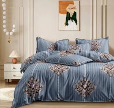 Beautiful Queen Size Fitted Bedsheet with 2 Pillow Cases | Fits Up to 8 Inch Mattress | 72 x 78 Inches