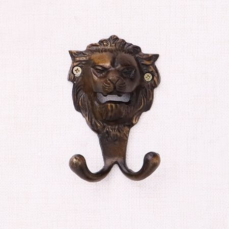 Antique Lion Iron Hook Online