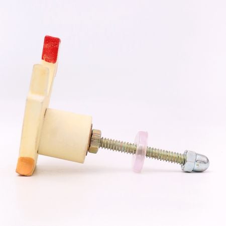 Handmade White Wooden Hen Drawer Knobs